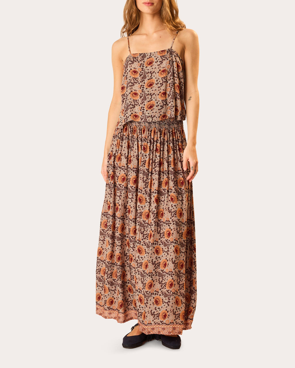 Fern Floral Square Neck Camisole
