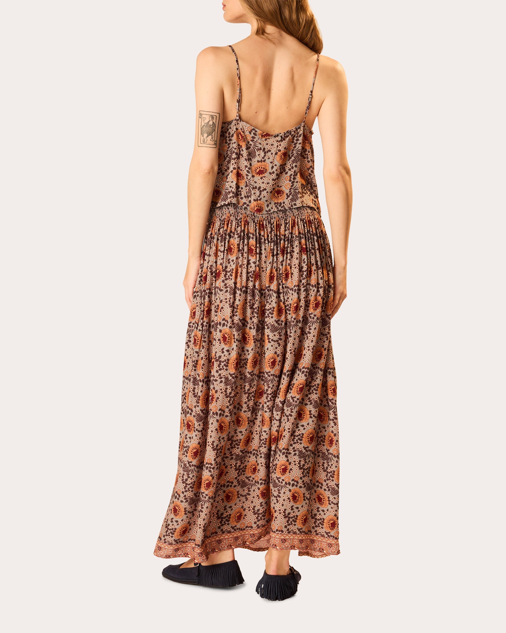 Fern Floral Square Neck Camisole
