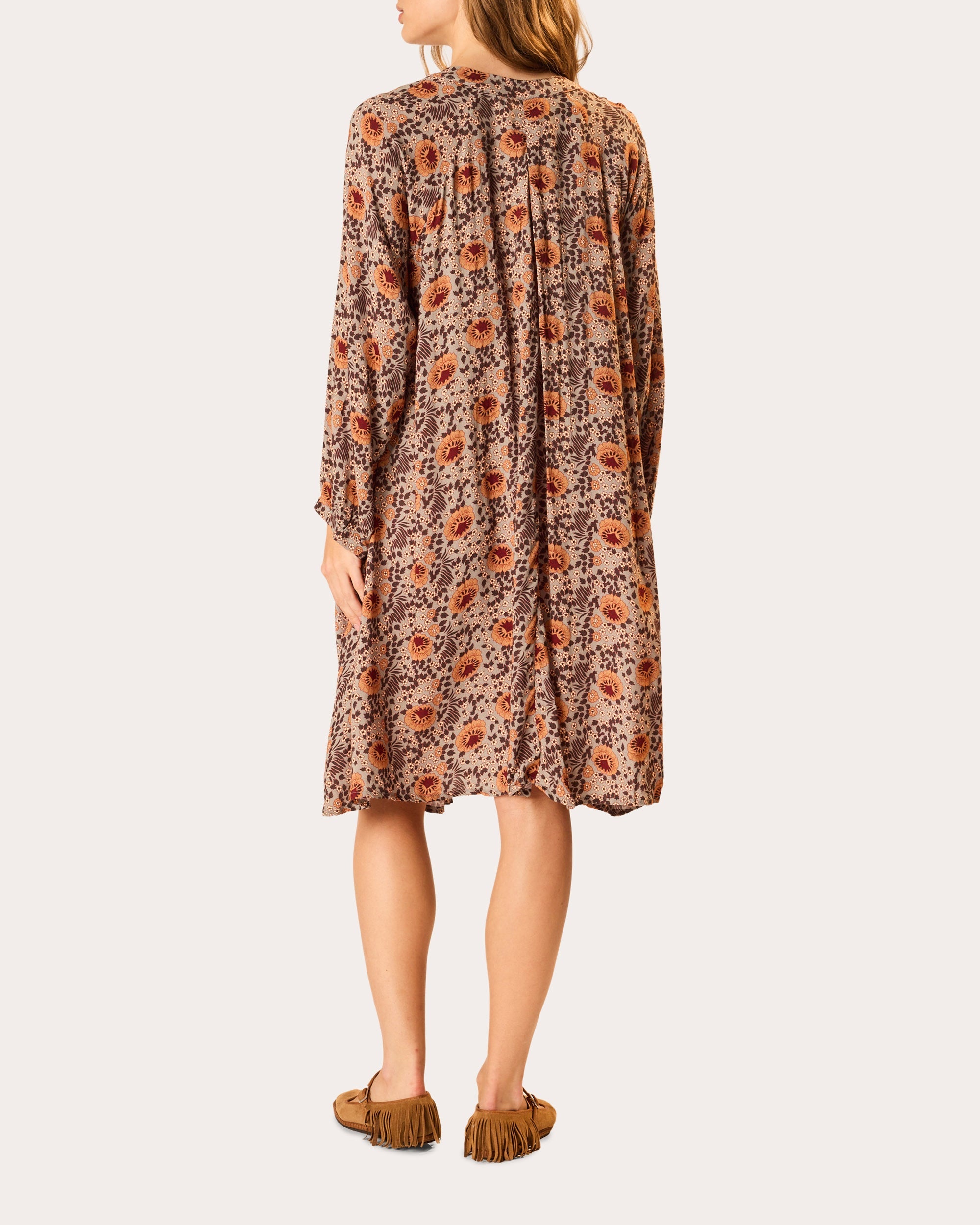 Fiore Floral Billowed A-Line Dress