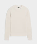 Waffle Cashmere Crewneck Sweater