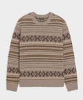 Merino Fair Isle Crewneck Sweater