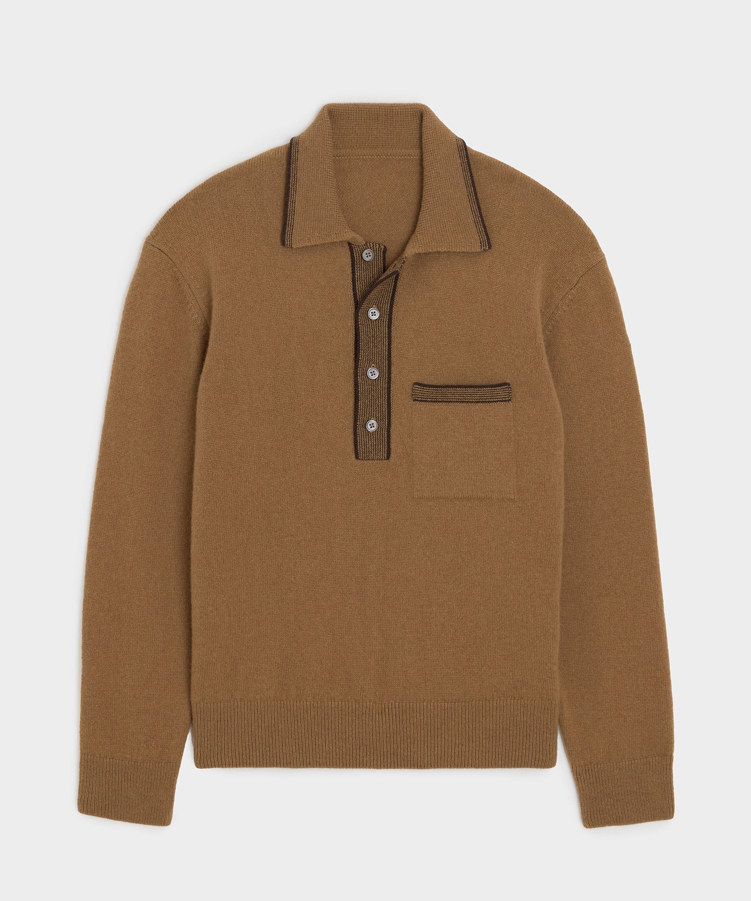 Wool Tipped Sweater Polo