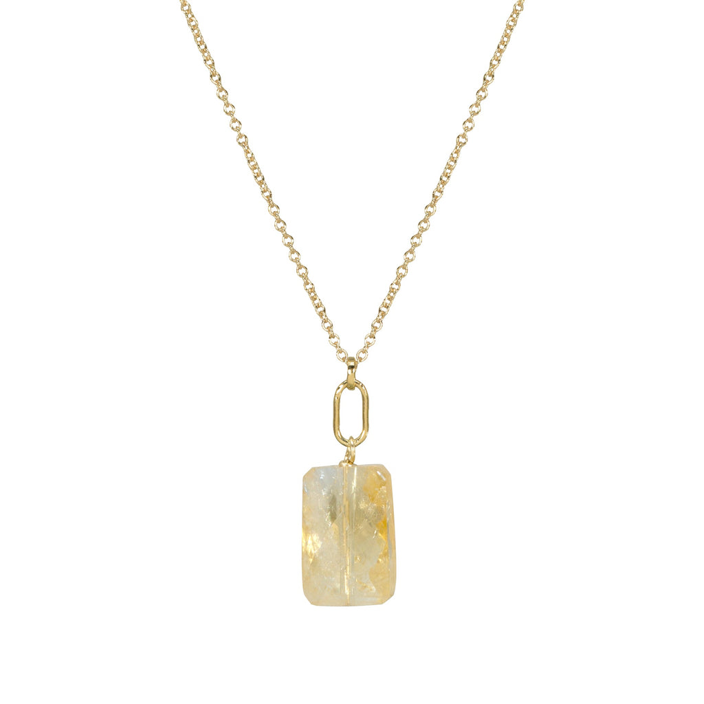 November Birthstone Citrine Necklace