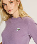 Women's Snoopy Flower Cashmere Sweater