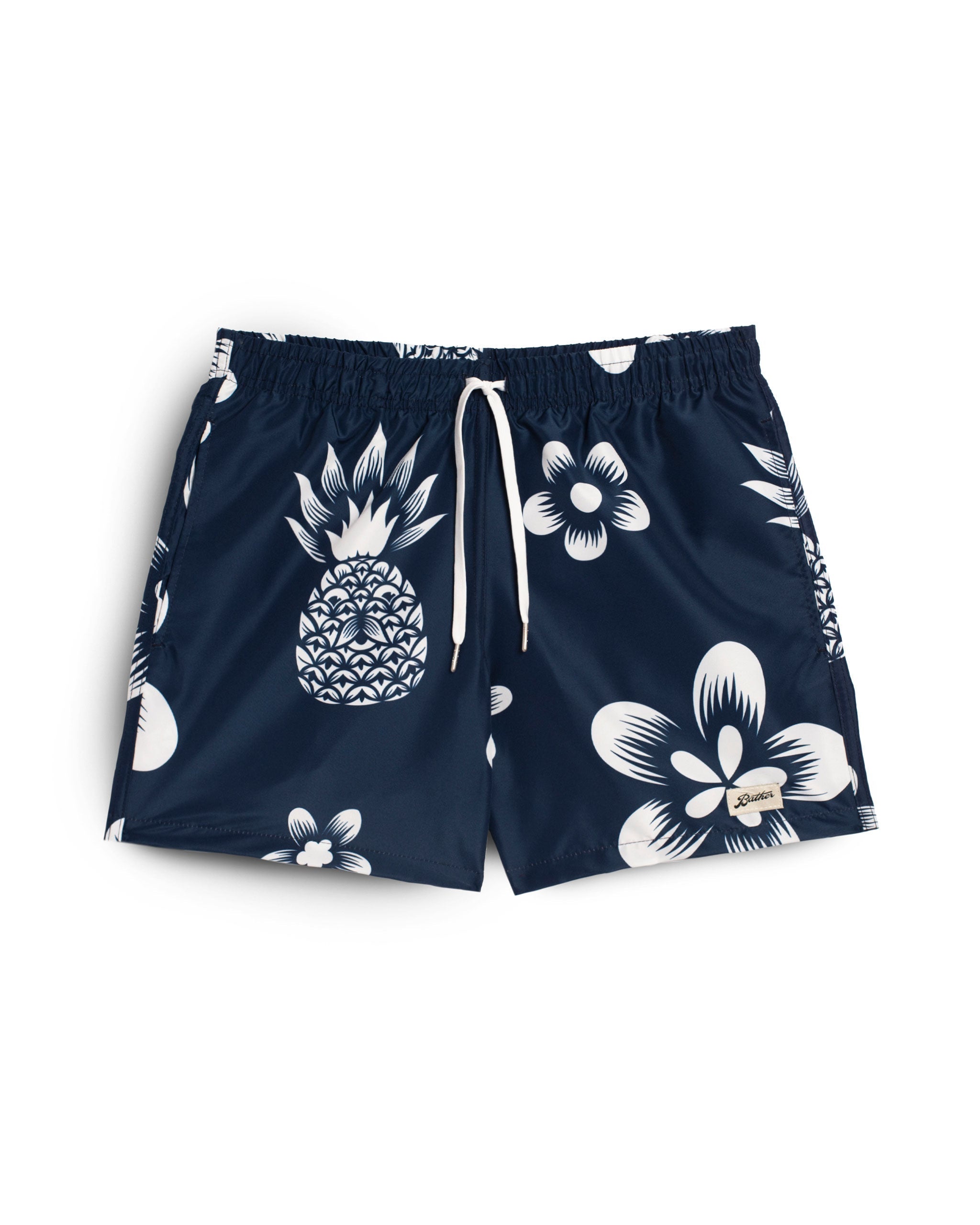 Midnight Coastal Floral Swim Trunk