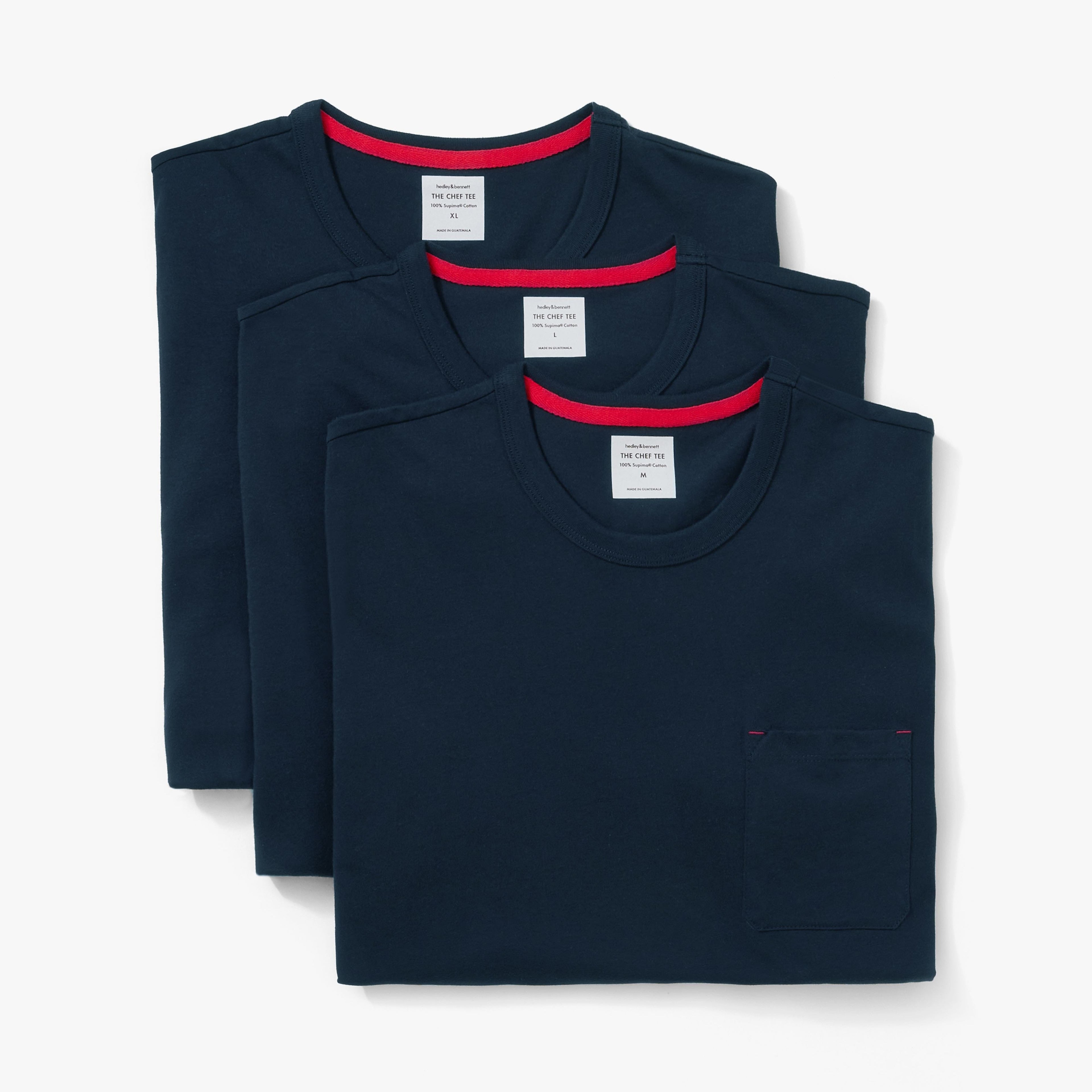 Chef Tee 3-Pack - Navy