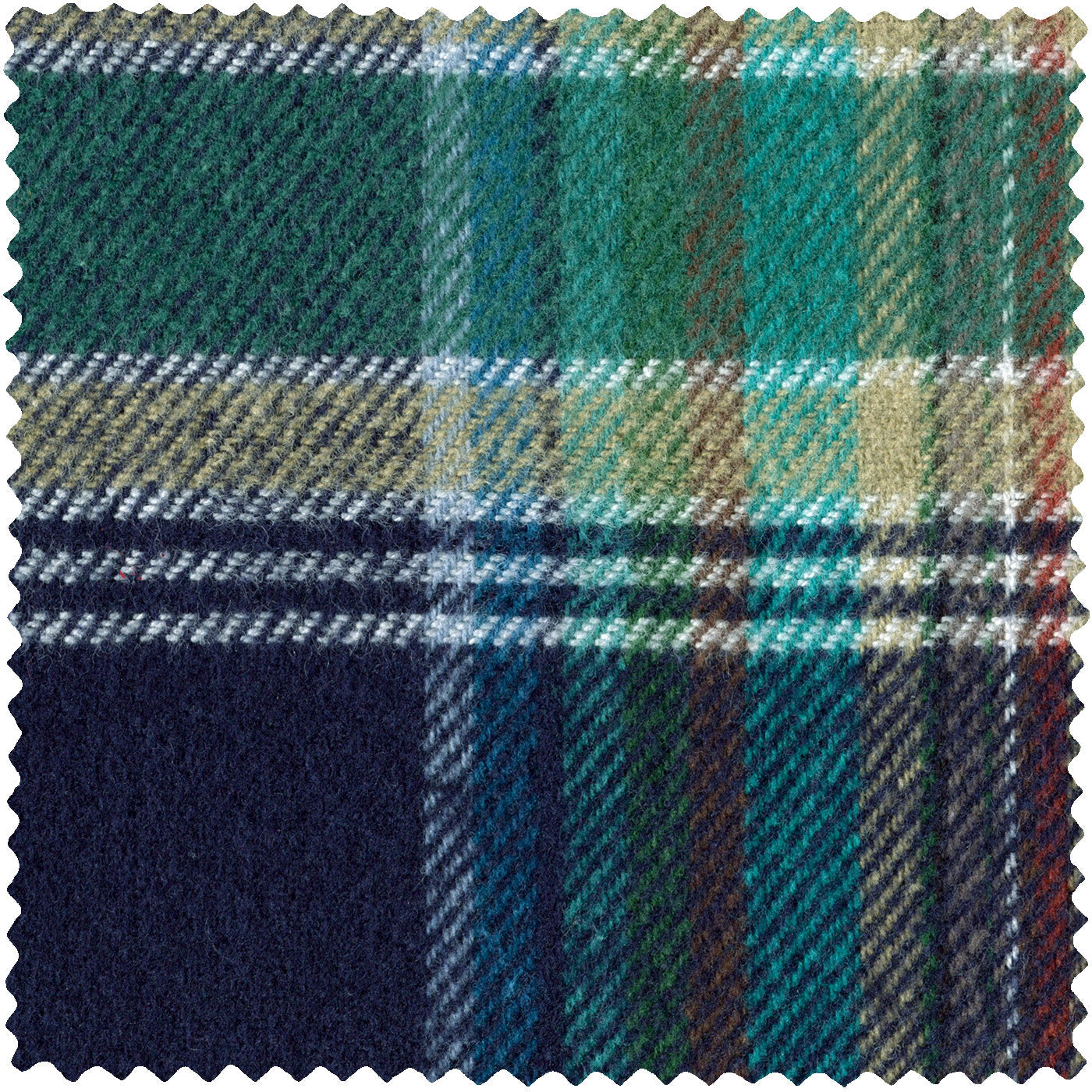 Navy Brushed Winter Madras