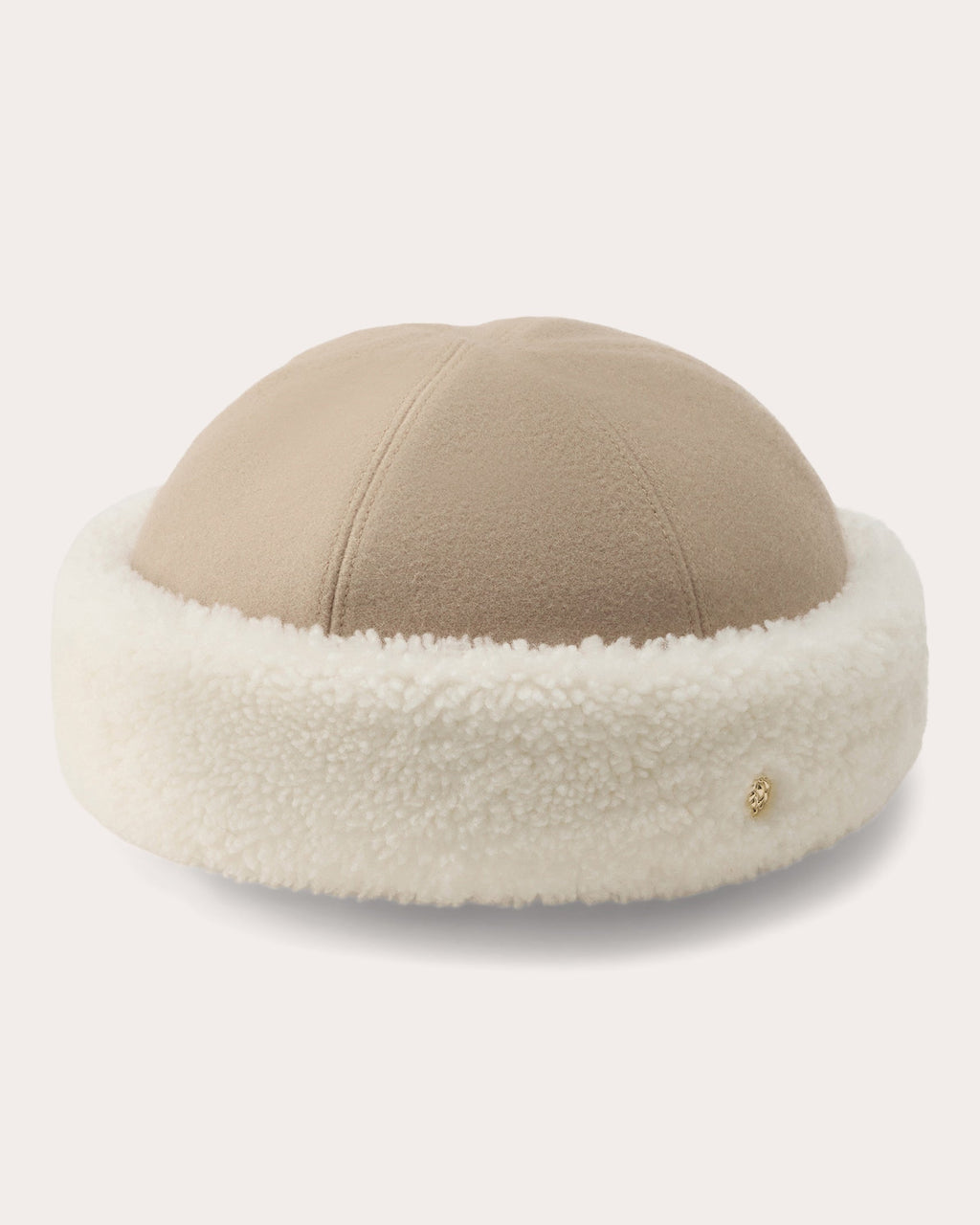 Nika Wool Shearling Beanie
