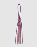 Nina Mini Me bag charm in amethyst/plum