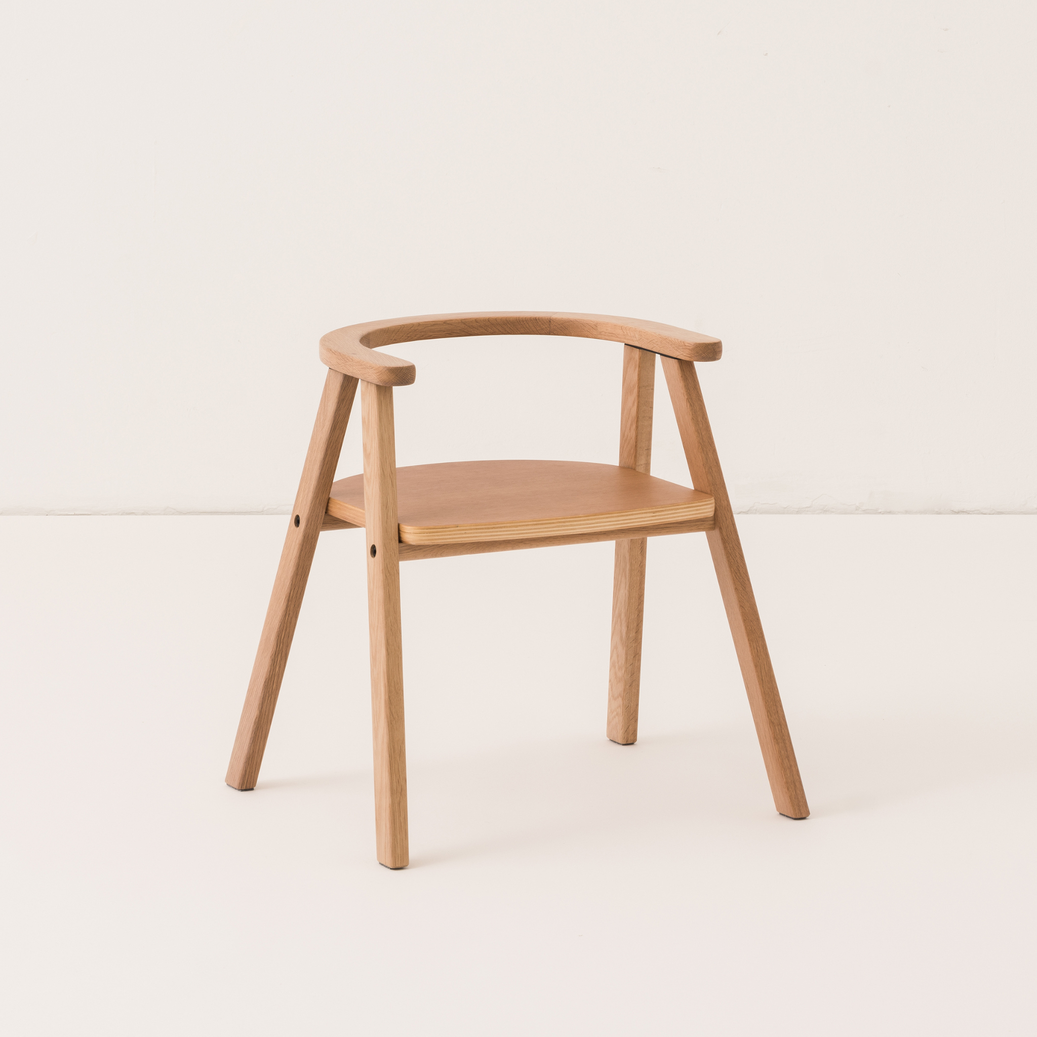 Nobodinoz Growing Green Kid's Chair - Oak