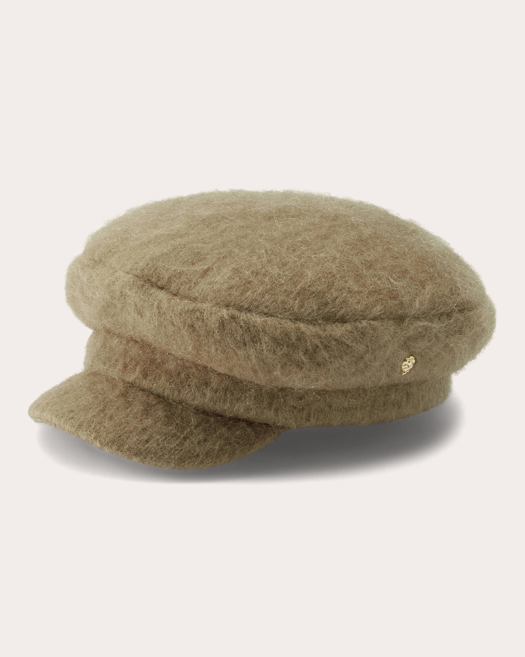 Nolee Plush Wool Baker Boy Cap