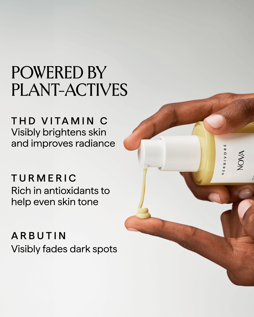 NOVA 15% Vitamin C + Turmeric Brightening Face Serum