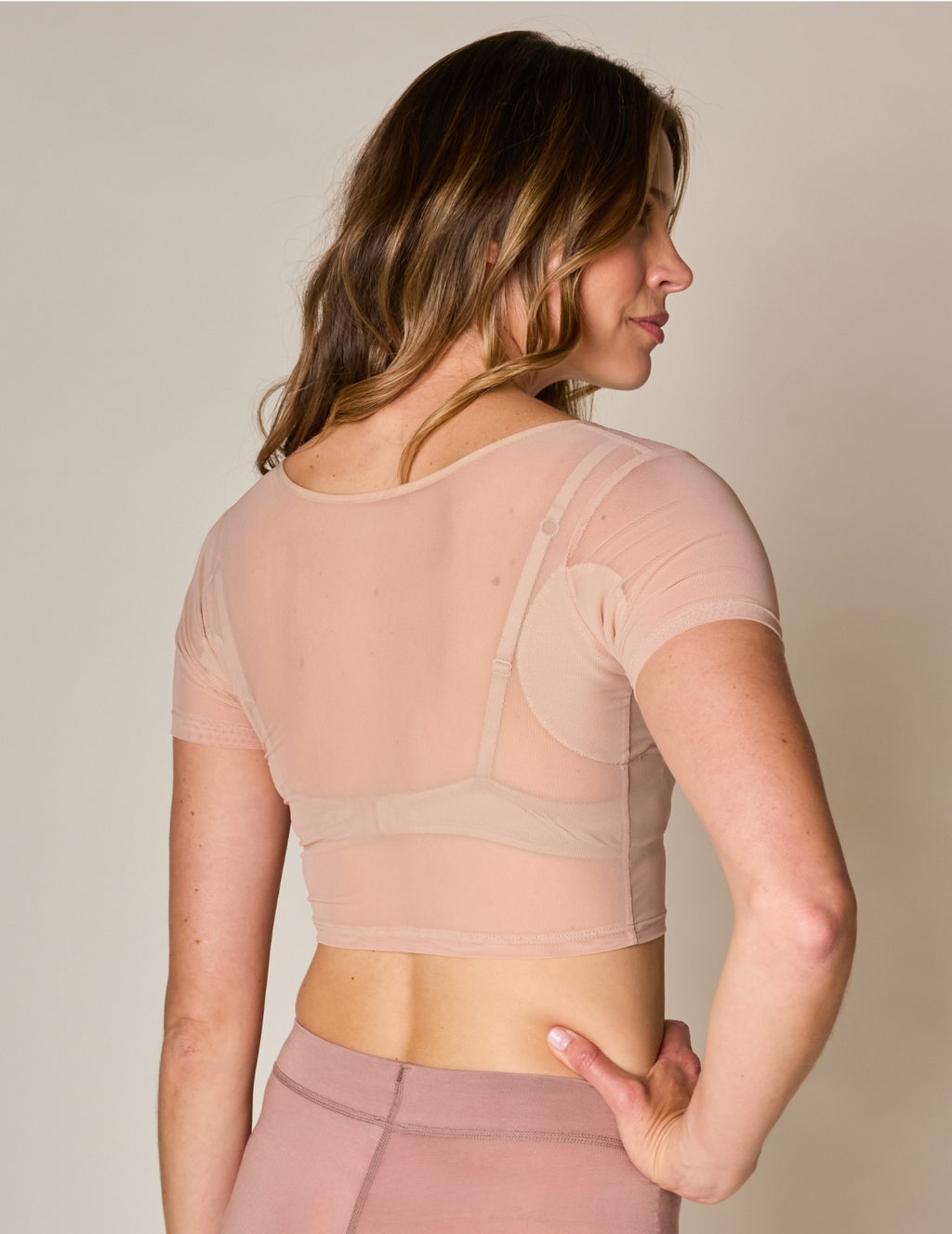 The Crop Mesh Undershirt