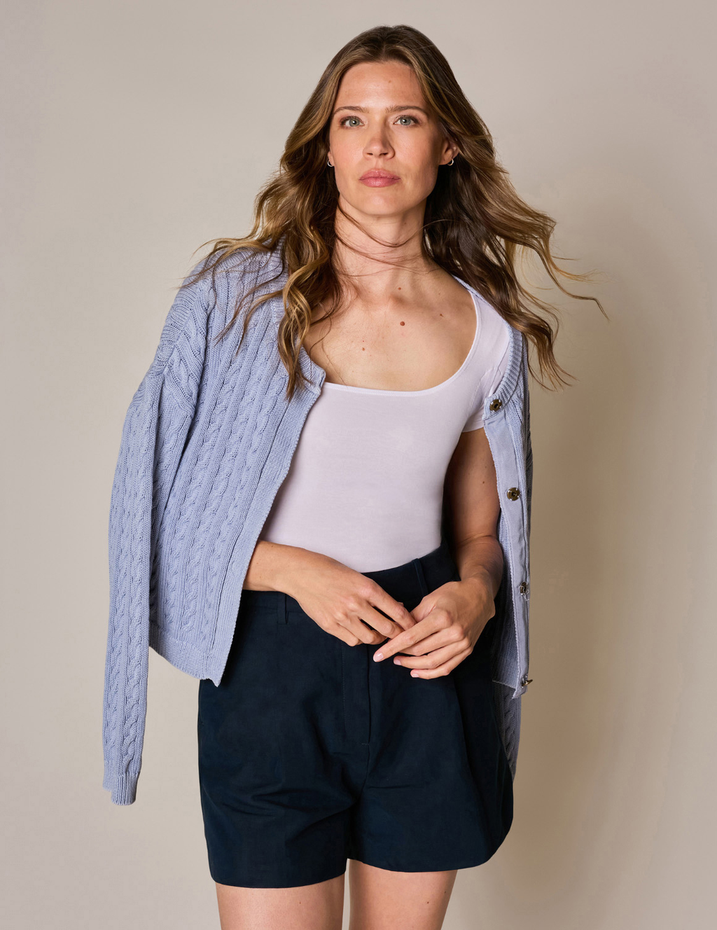 The Square Neck Cap Sleeve Undershirt