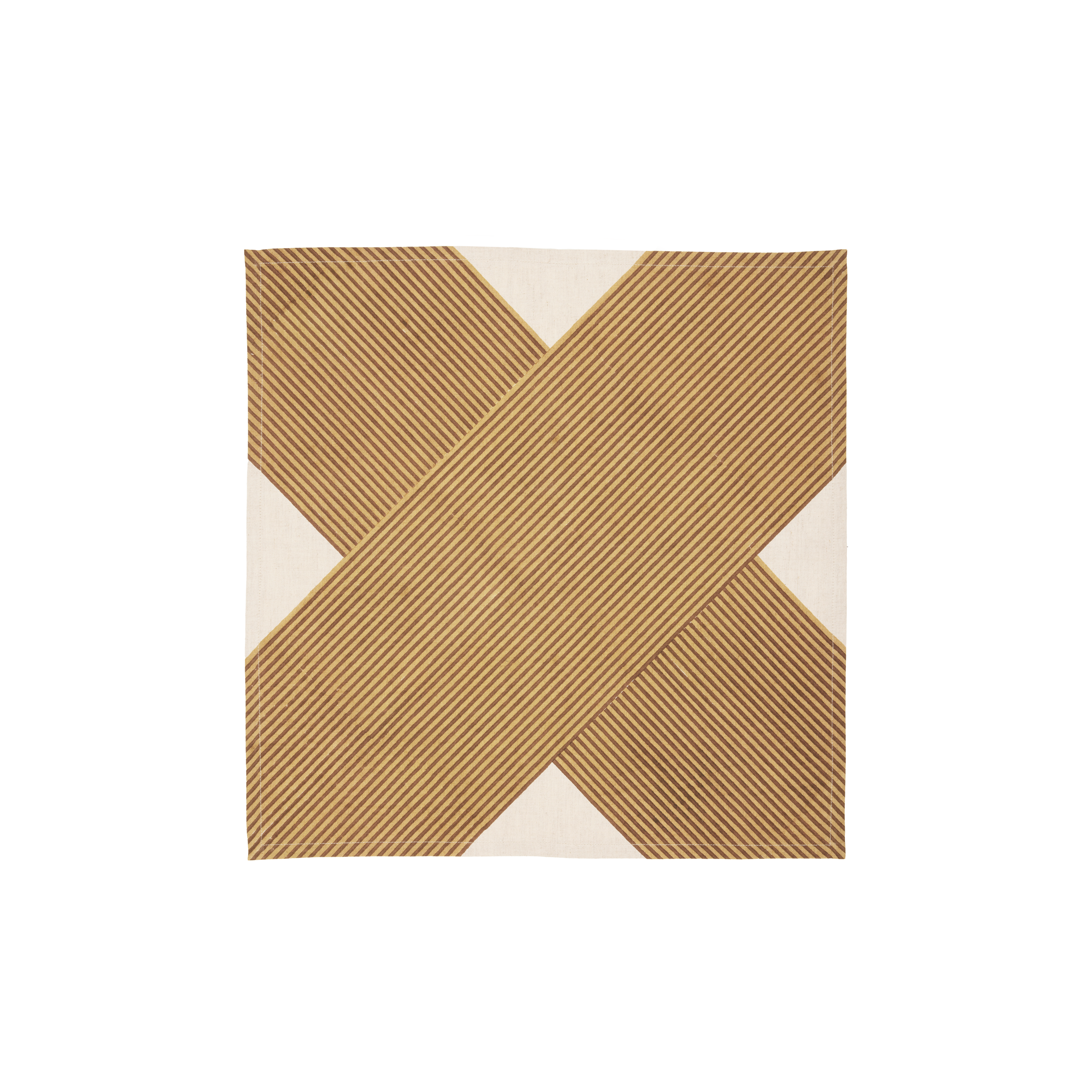 Nutmeg Crosshatch Napkin