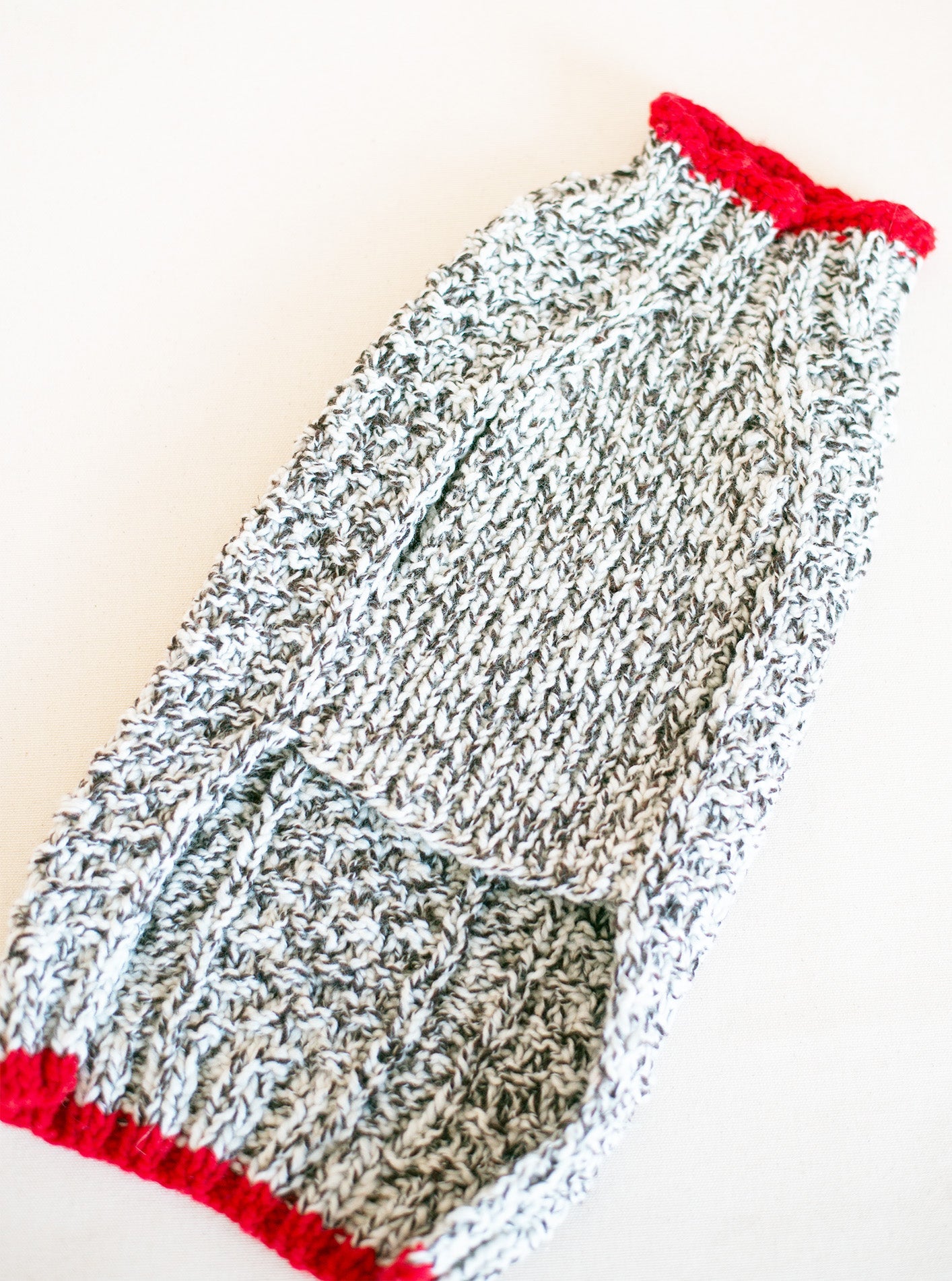 OATMEAL CABLE KNIT DOG SWEATER