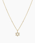 Diamond Star of David Necklace