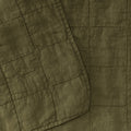 Simple Linen Quilt - Olive
