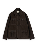 Shawcross Jacket Suede Chocolate Brown