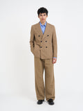 Sadler Beige Double Breasted Suit