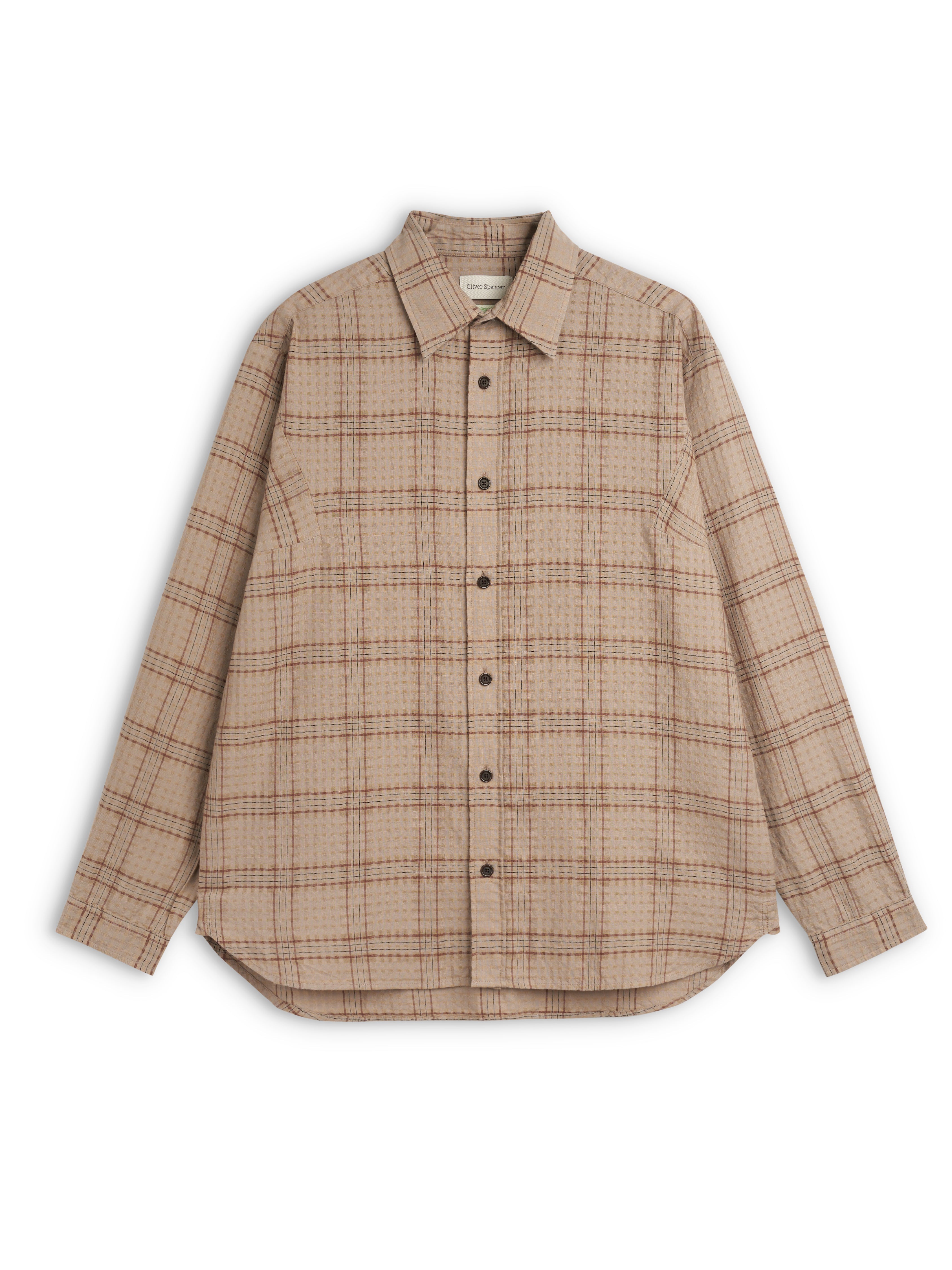 Garrison Long Sleeve Shirt (Loose Fit) Connell Beige