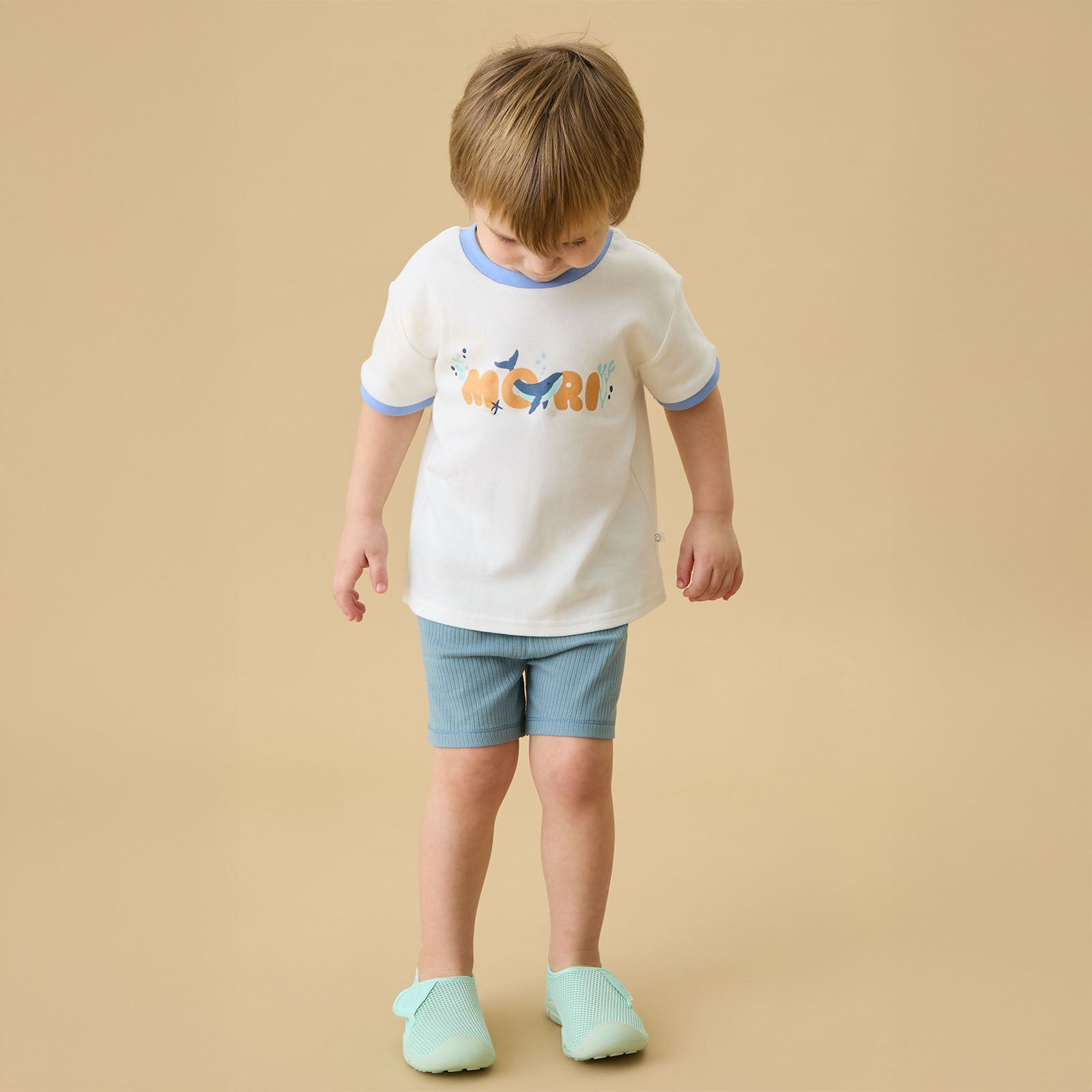 Whale Tales T-Shirt & Ribbed Shorts Outfit