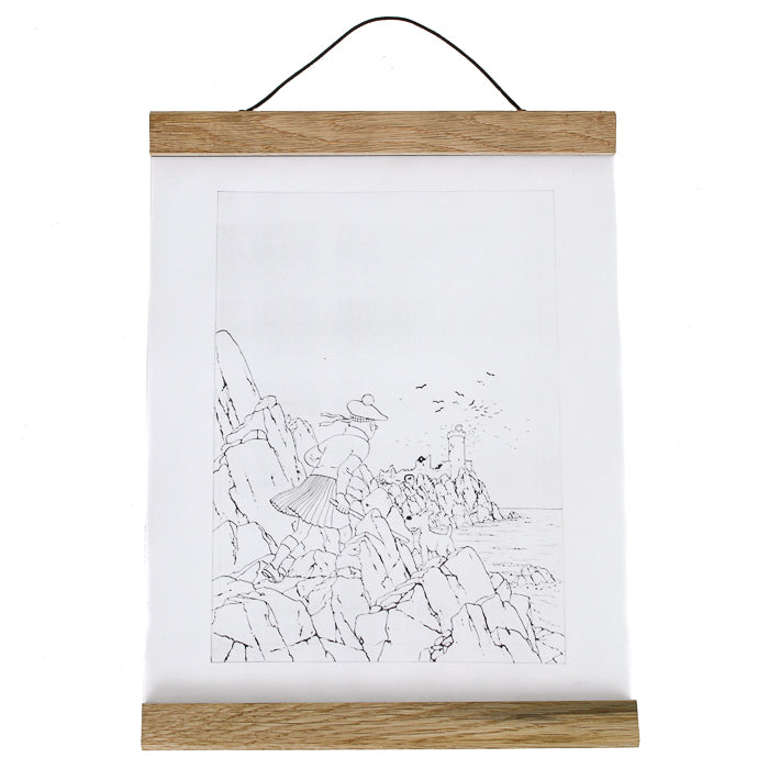 Oak Poster Hanger