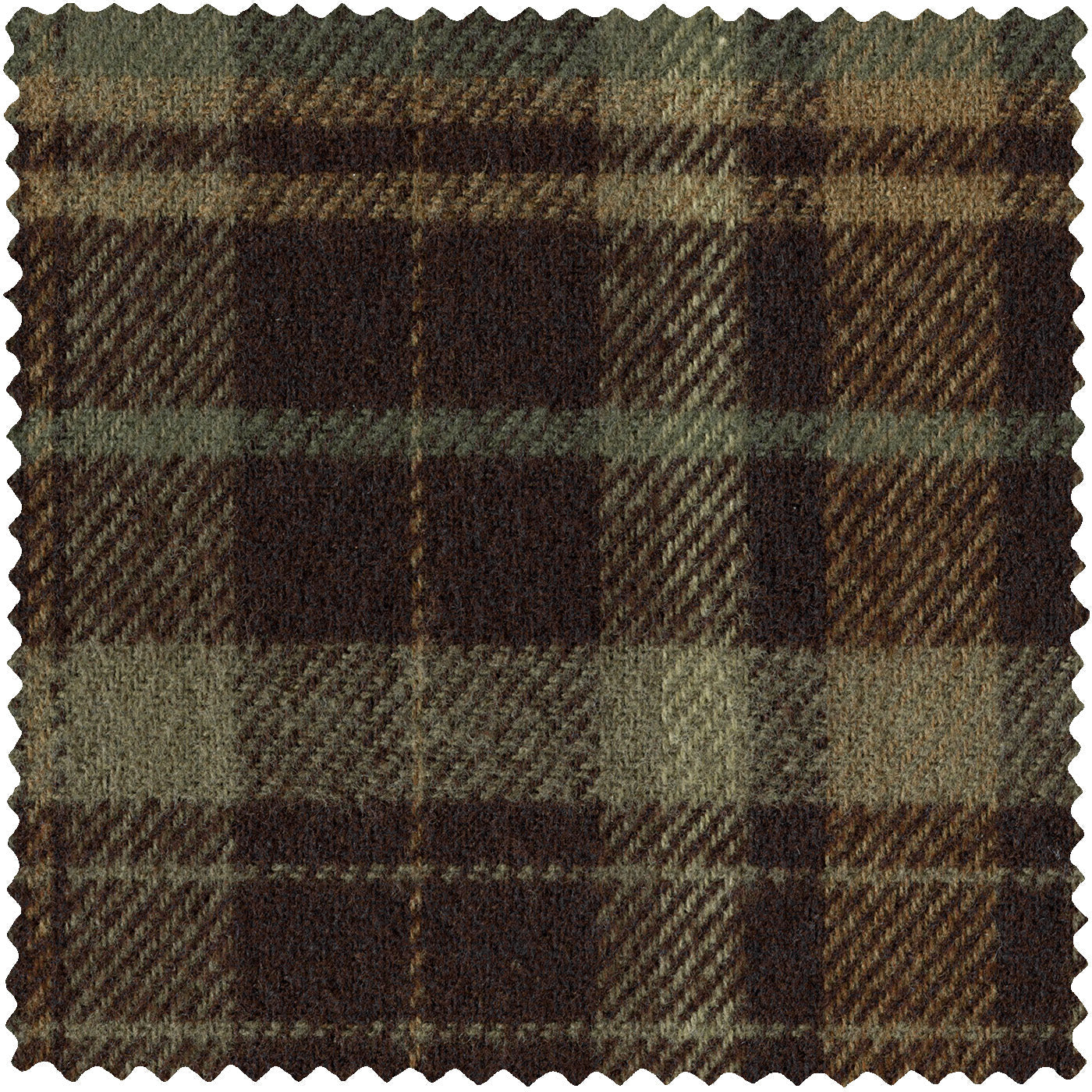 Brown Brushed Winter Madras