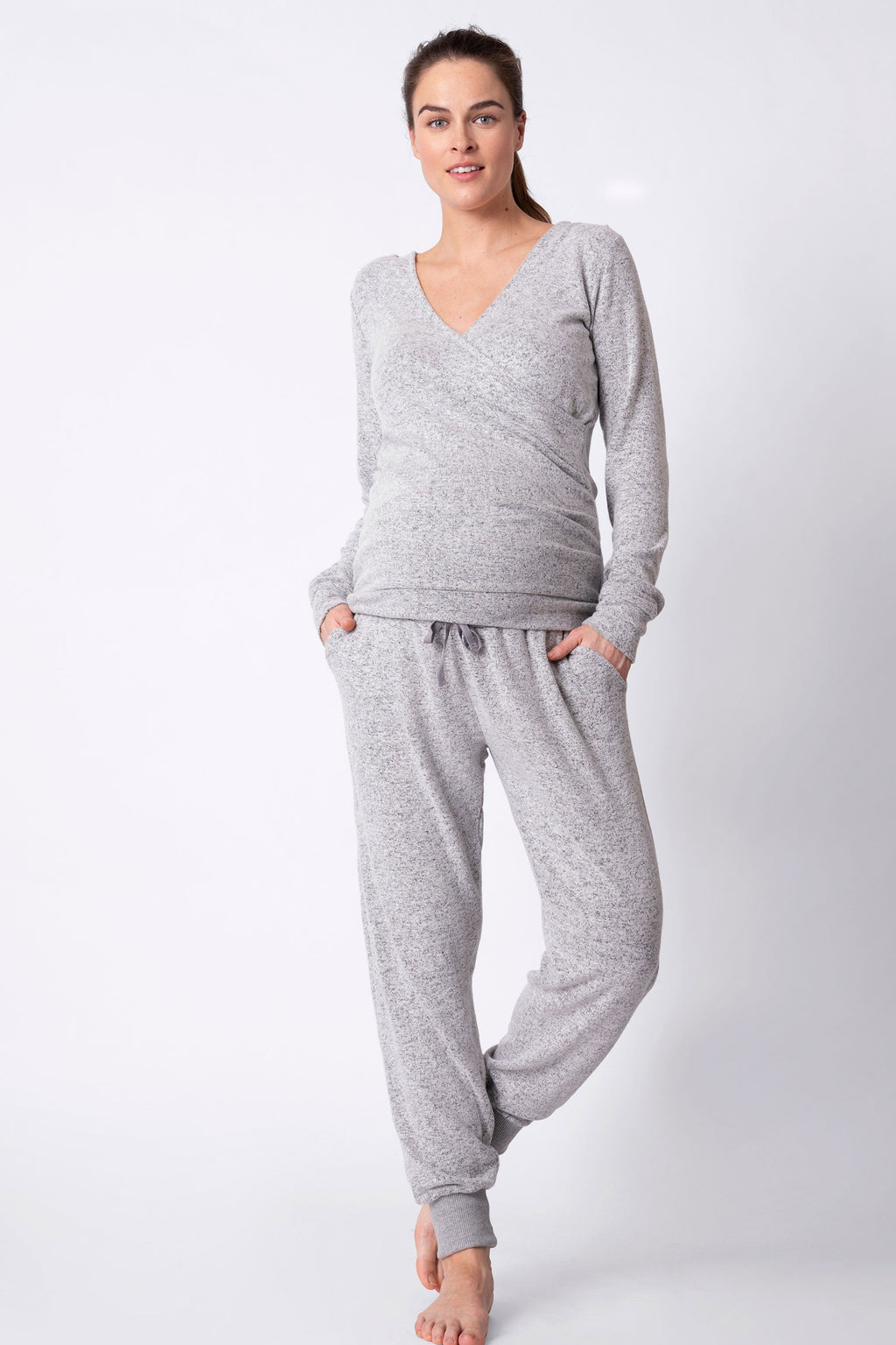 Olympia Cozy-up Maternity & Nursing Loungewear Set Seven Women Maternity