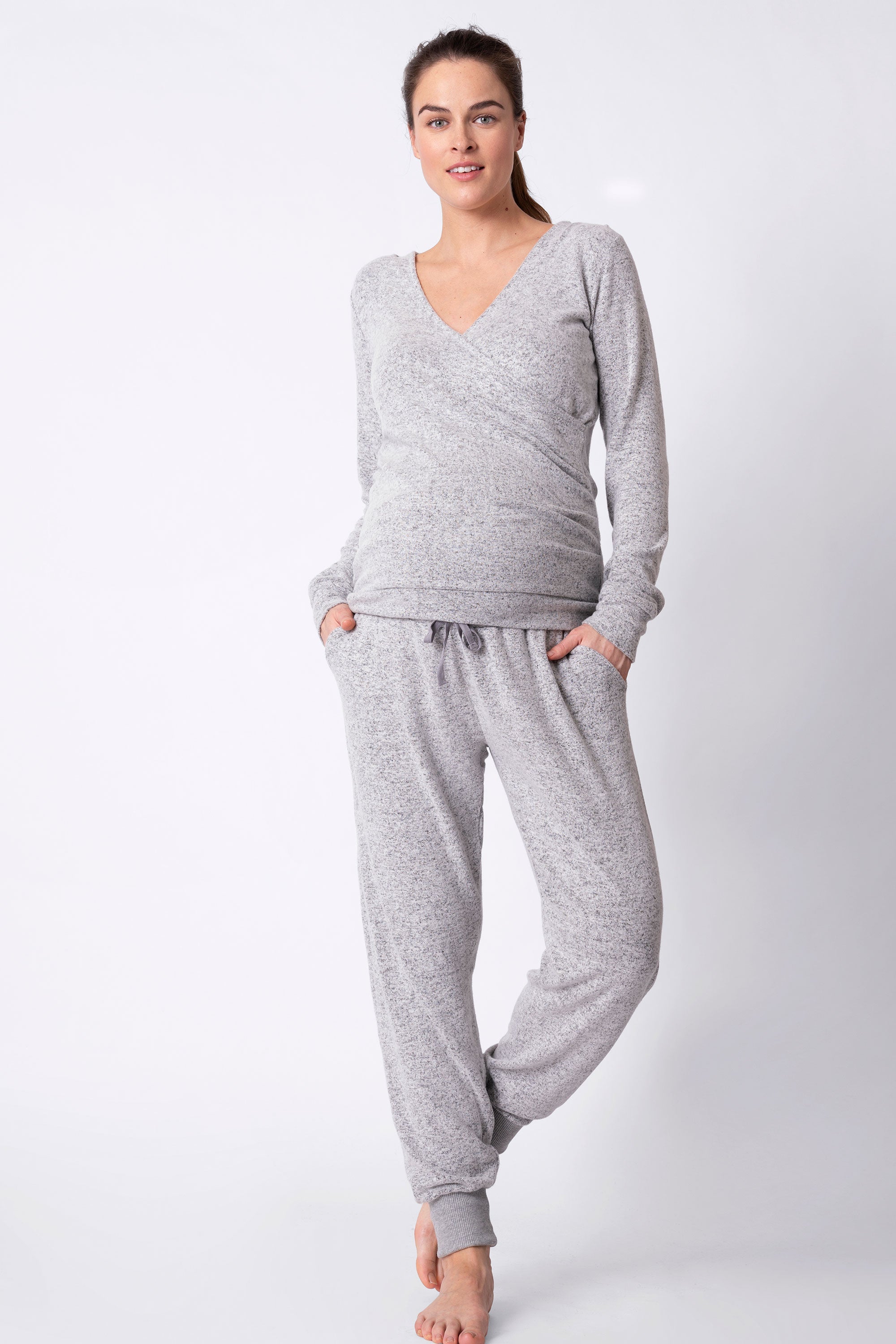 Olympia Cozy-up Maternity & Nursing Loungewear Set Seven Women Maternity