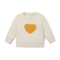 Organic Cotton Heart Sweatshirt