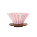 Origami Medium Sakura Pink Dripper with Holder