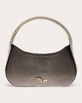 Koda Crystal-Embellished Metallic-Leather Shoulder Bag