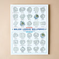 Major League Ballpark Scratch-Off Chart