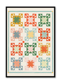 Vintage Winter Quilt, Poster