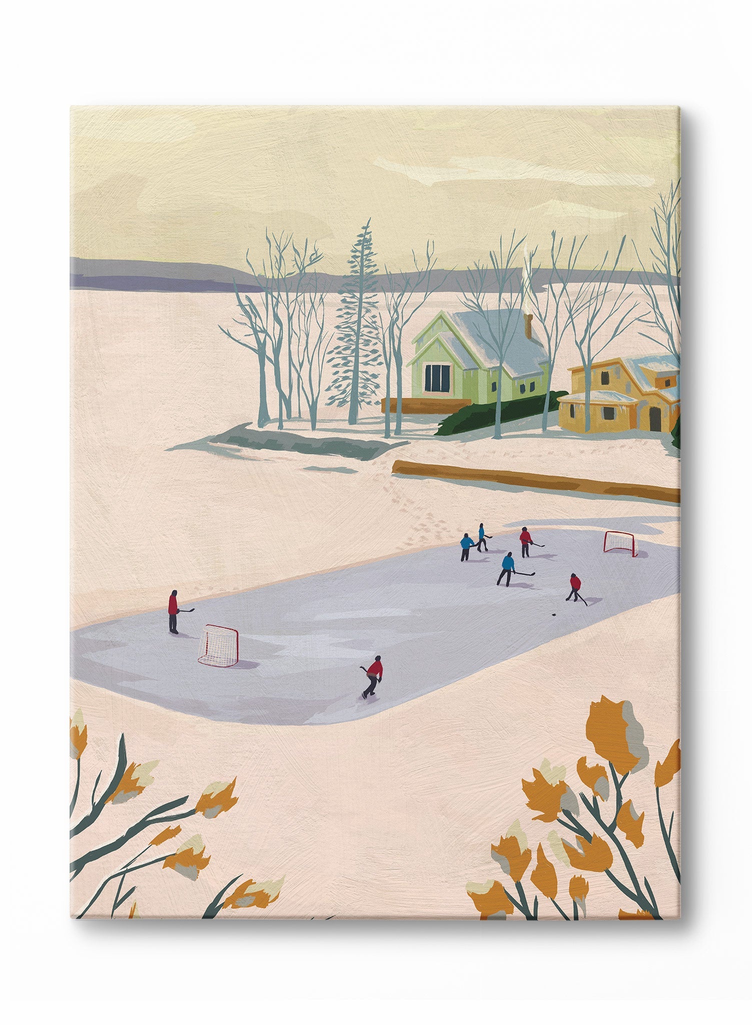 Backyard Hockey Rink, Poster