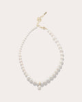 Pearl & Zirconia 'Whisper Whisper' Necklace