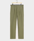 Straight Fit Irish Linen Side Tab Trouser