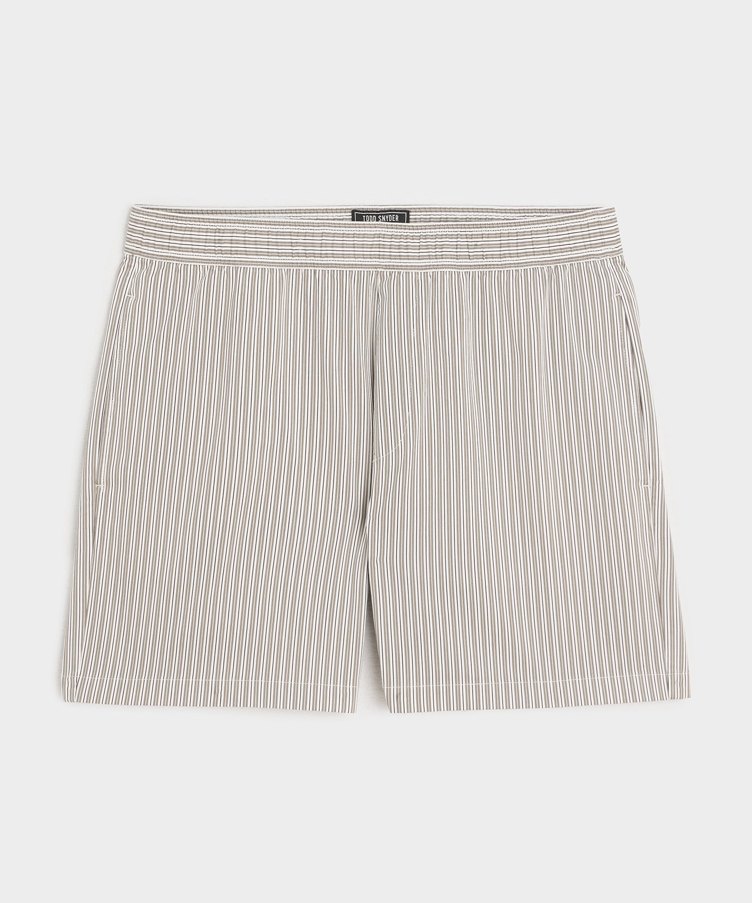 5" Striped Poplin Short