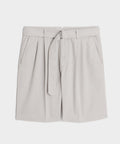8" Cotton Self-Belt Short