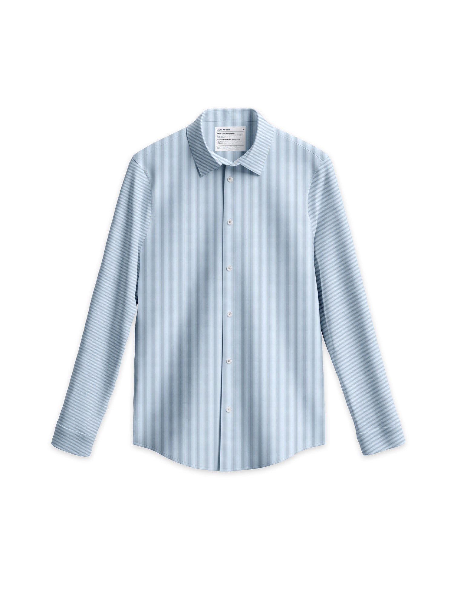 Men's AeroKnit Dress Shirt - Chambray Stripe (MPS)