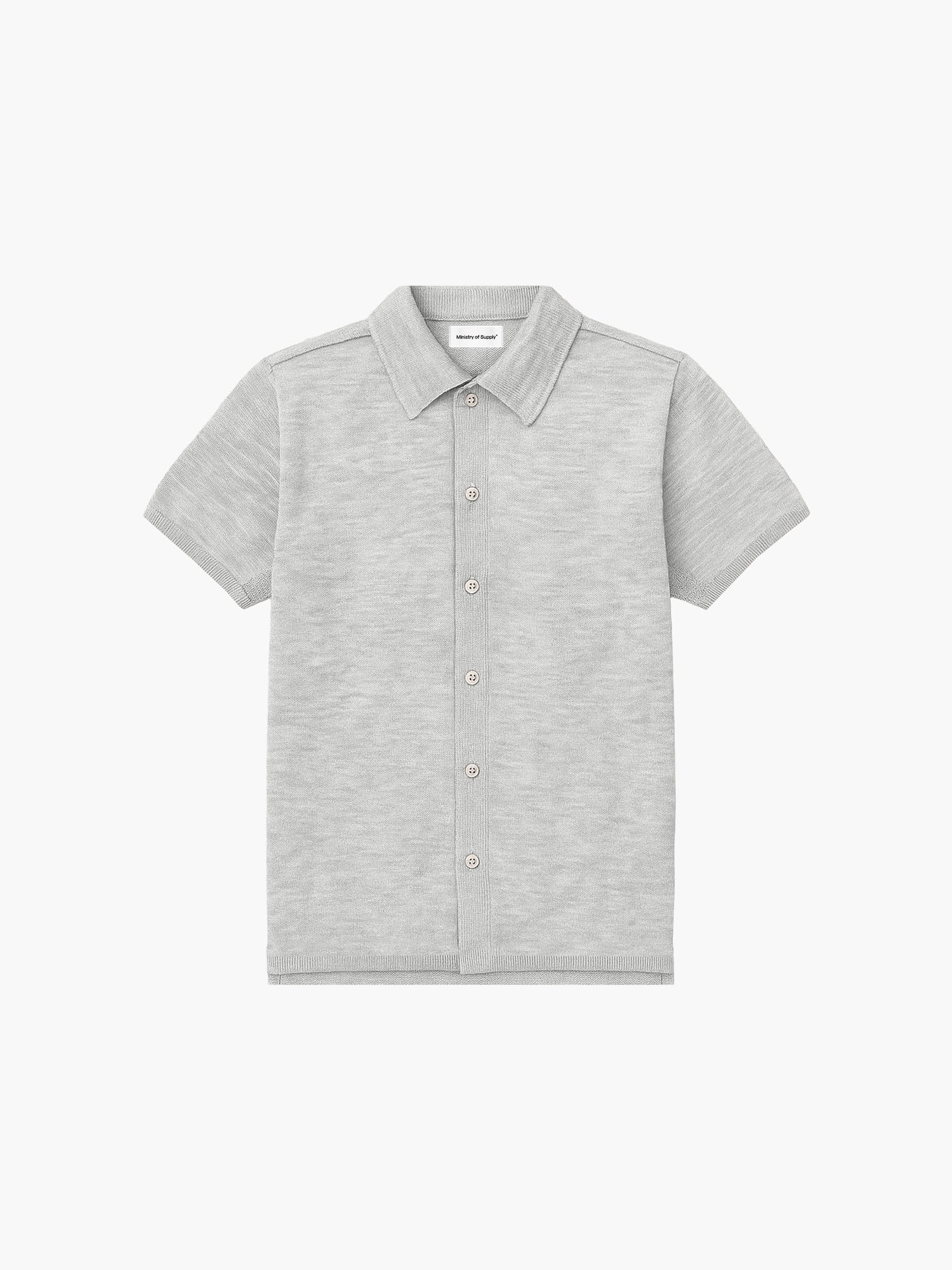 Men's Atlas Short Sleeve Shirt - Light Grey