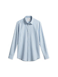 Men's AeroKnit Dress Shirt - Chambray Wide Stripe (MPS)