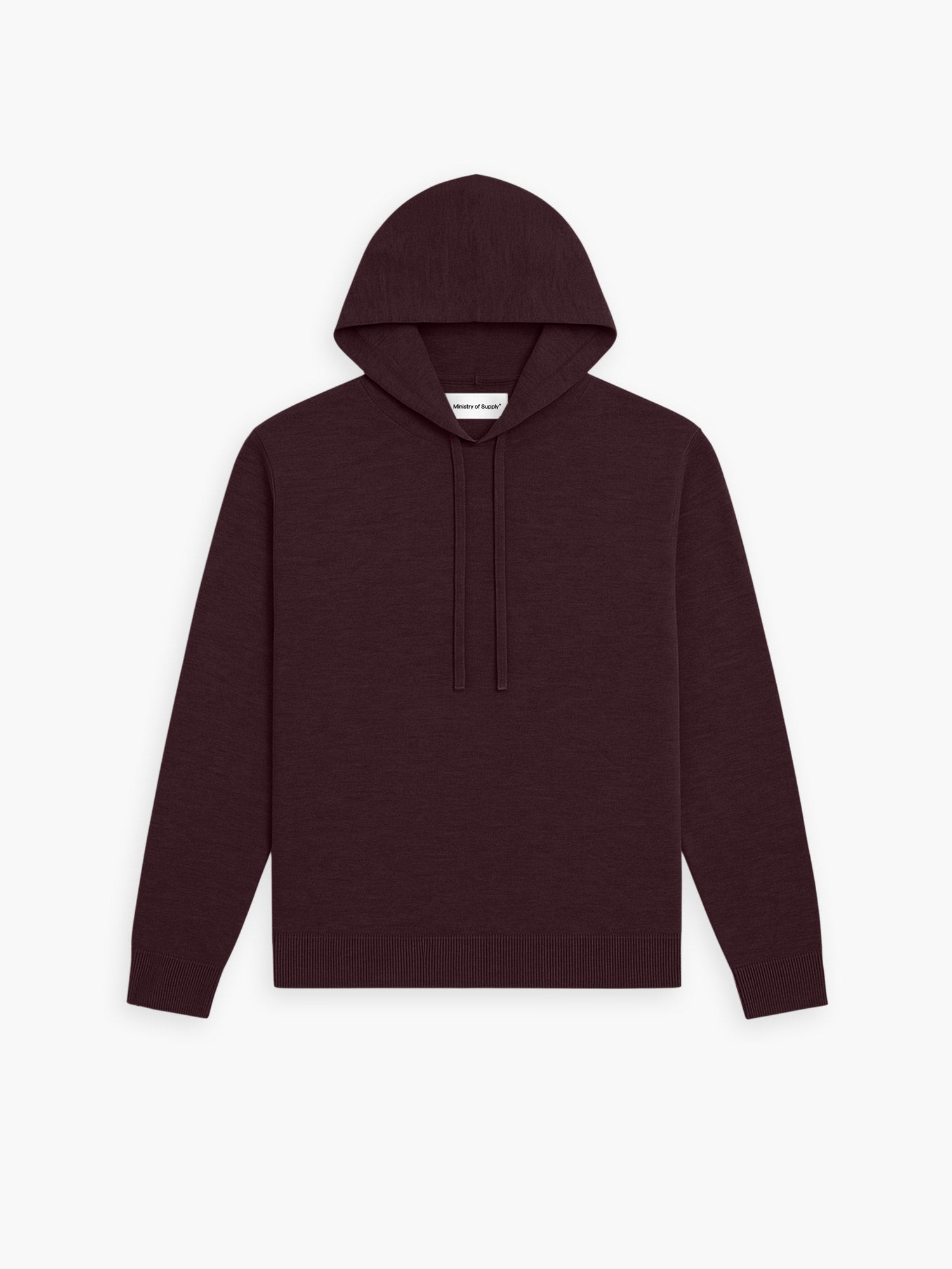 Women's Travel Merino Hooded Tee - Merlot