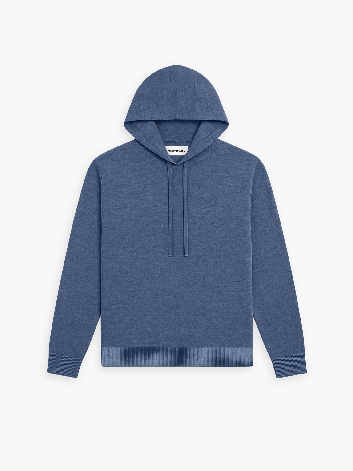 Women's Travel Merino Hooded Tee - Denim Blue