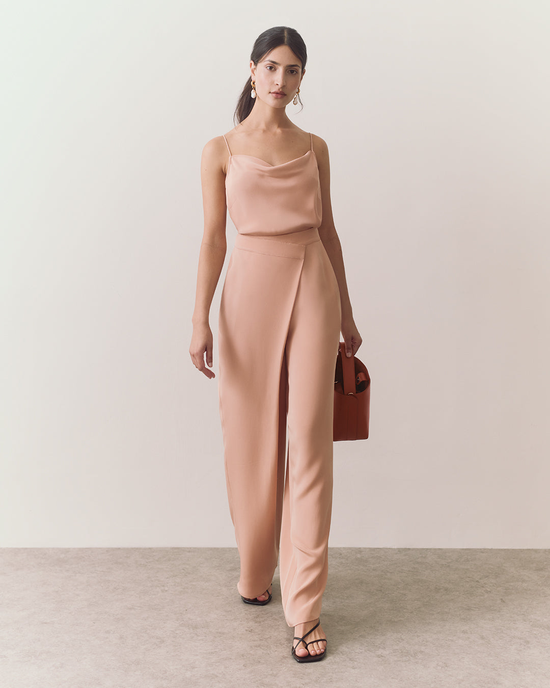 Silk Overlay Pant