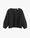 Ponte Balloon Sleeve Top