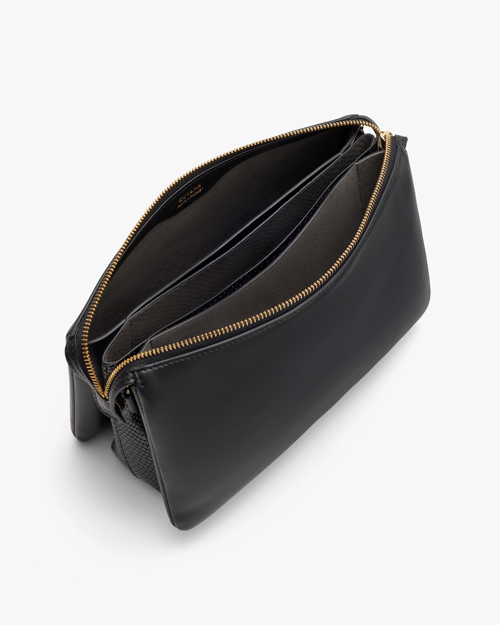 Tria Clutch (Lamb/Snake)