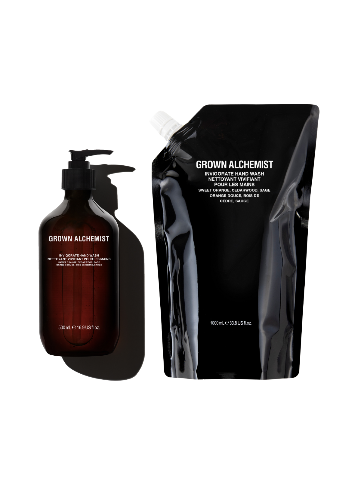 Invigorate Hand Wash +1L Refill Pouch Bundle