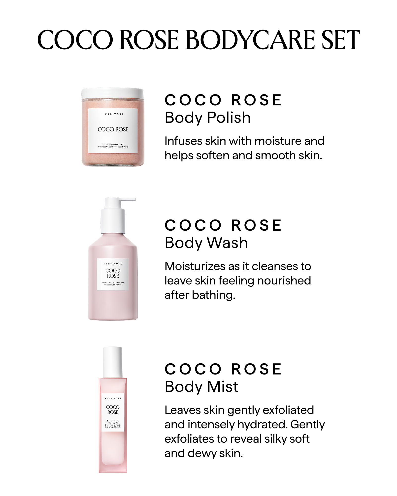 COCO ROSE Bodycare Set
